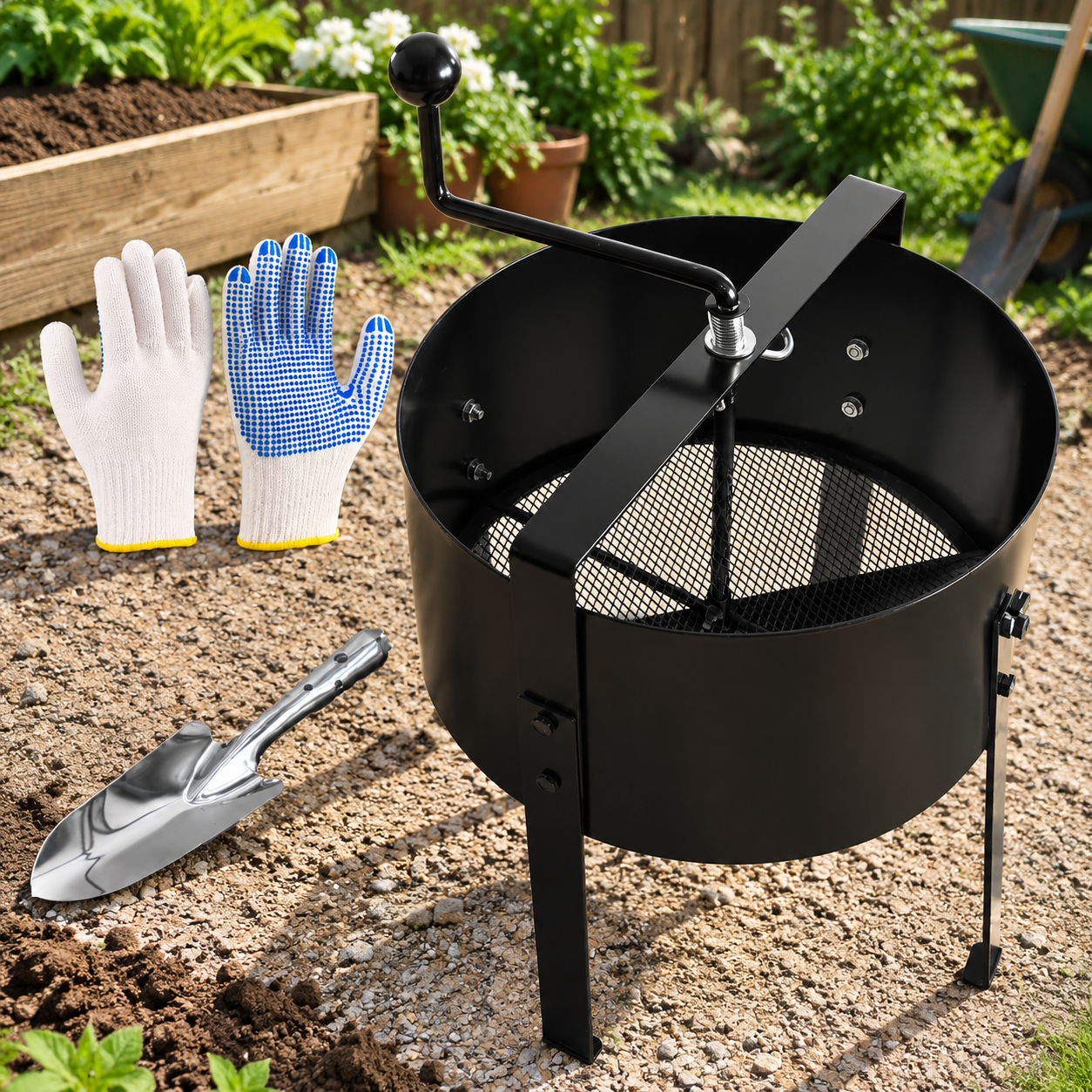 Rotary Soil Sifter