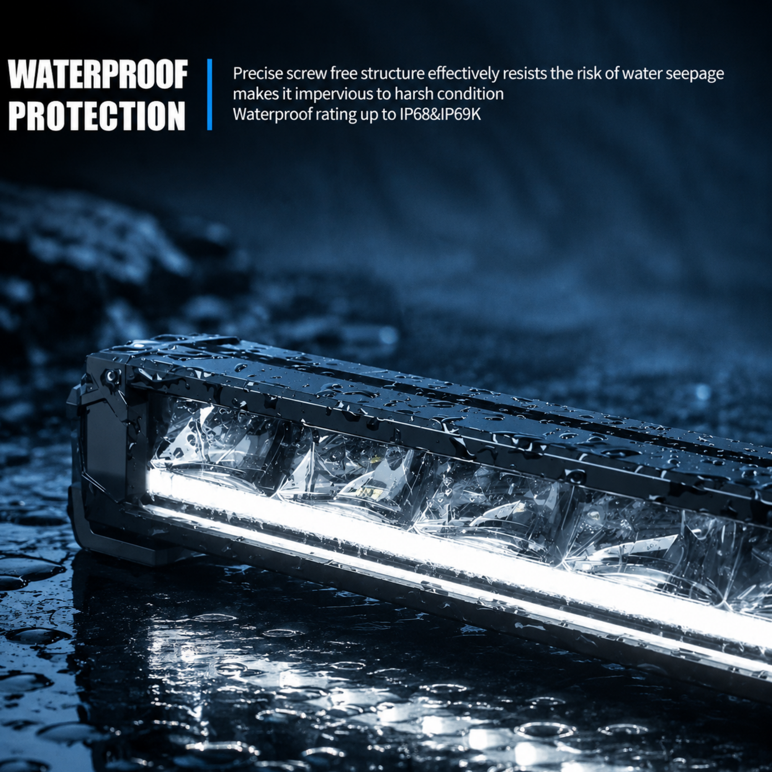 Single Row LED Light Bar – High Performance Off-Road Lighting Solution