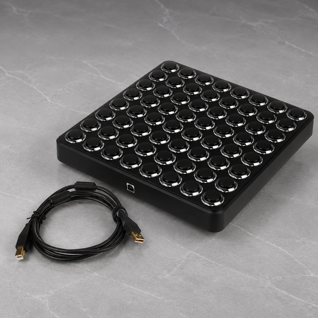 64-Button MIDI Performance Controller – Expressive Control For Music Creation