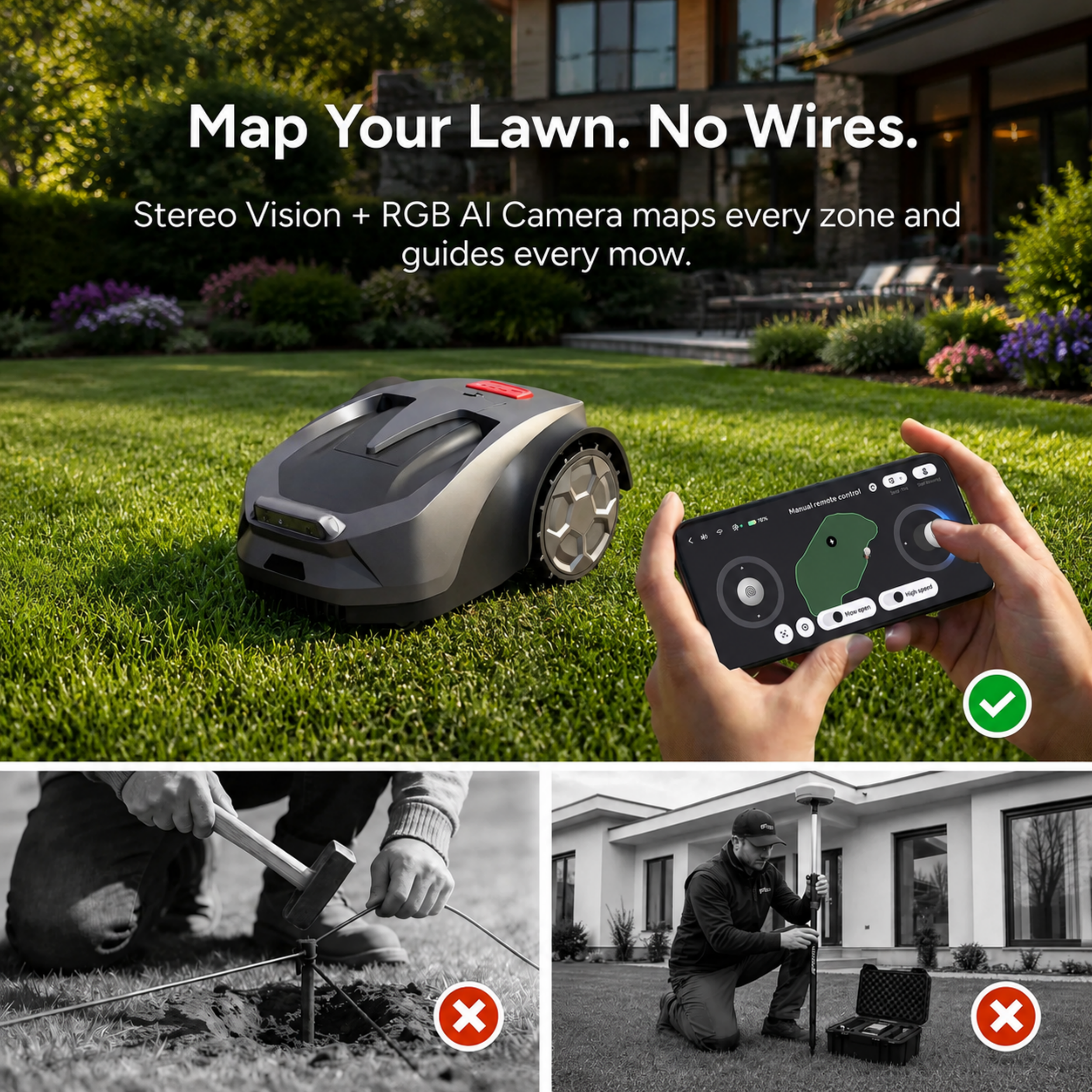 Intelligent Robotic Lawn Mower – AI Navigation & Smart Lawn Care System