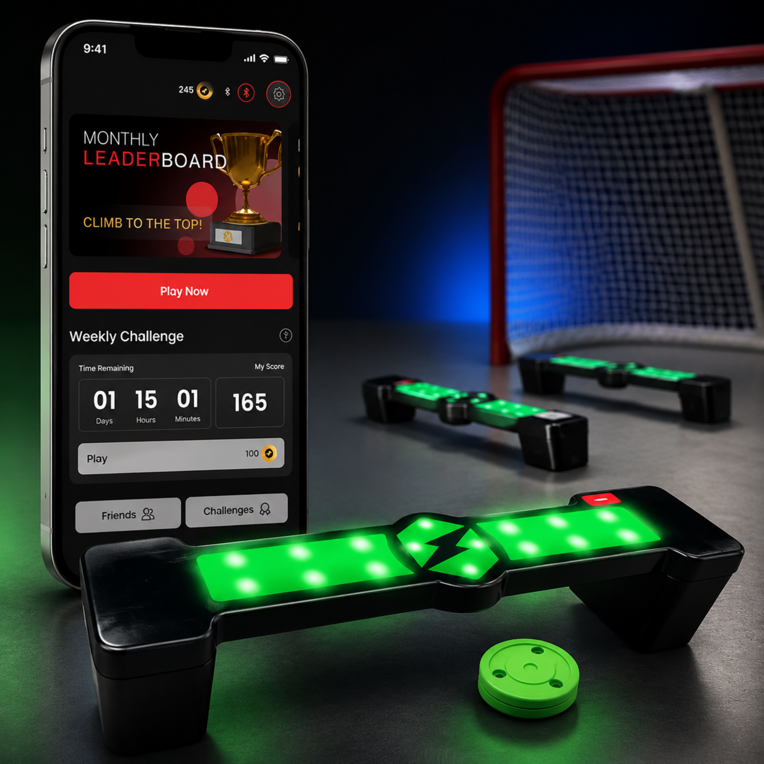 Electronic Stickhandling Trainer – Interactive Hockey Skill Training System