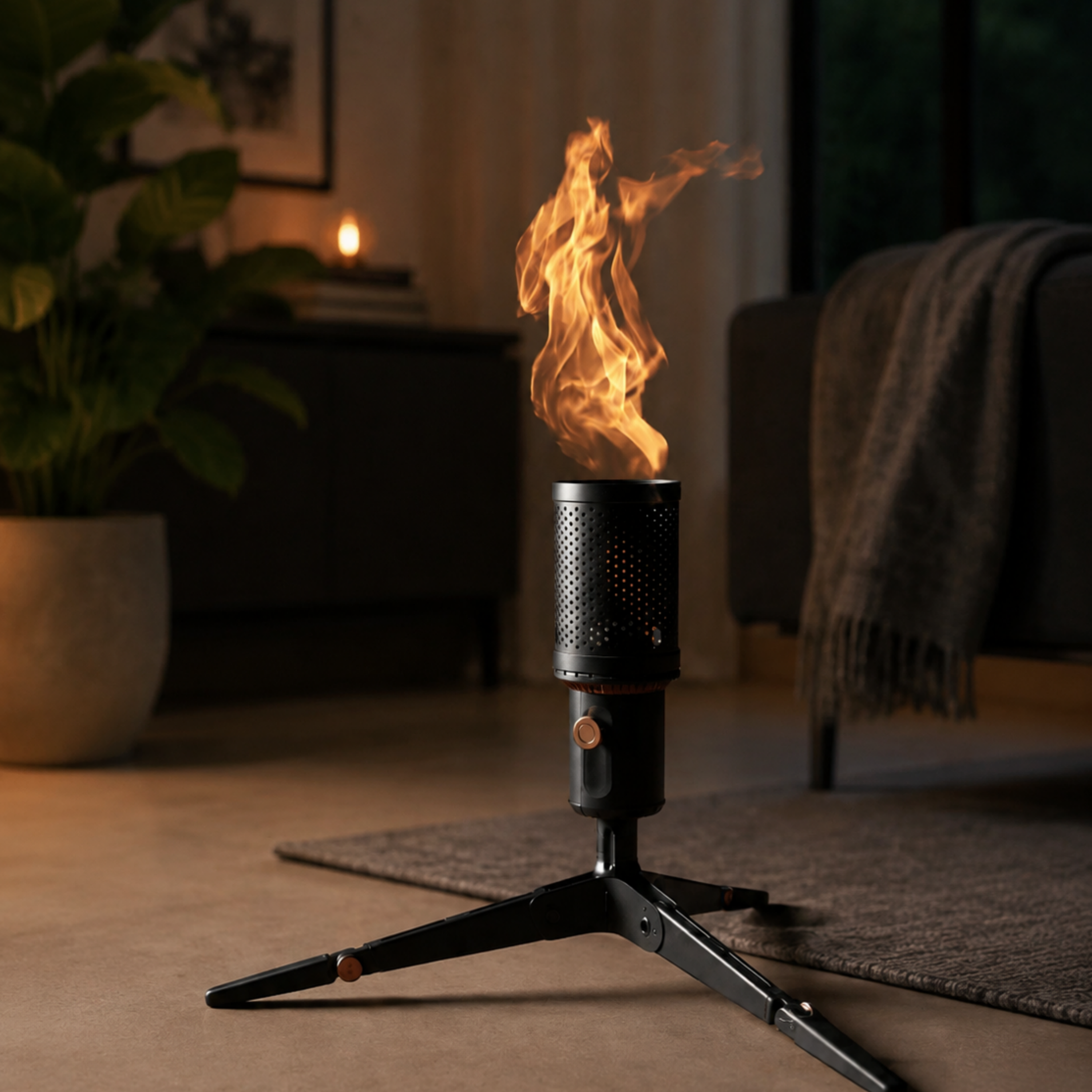 Portable Camping Torch – Multi-Function Outdoor Lighting & Adventure Tool