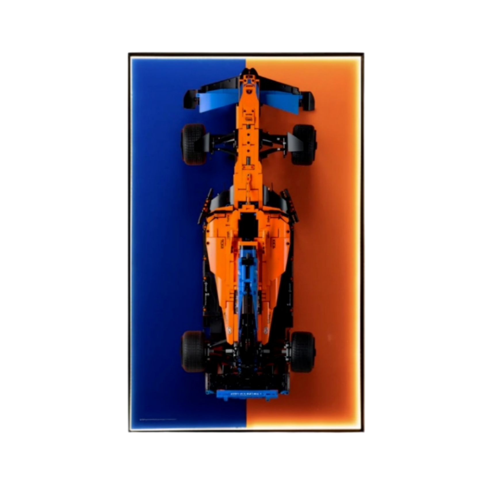 Wall-Mounted Racing Model Display Frame