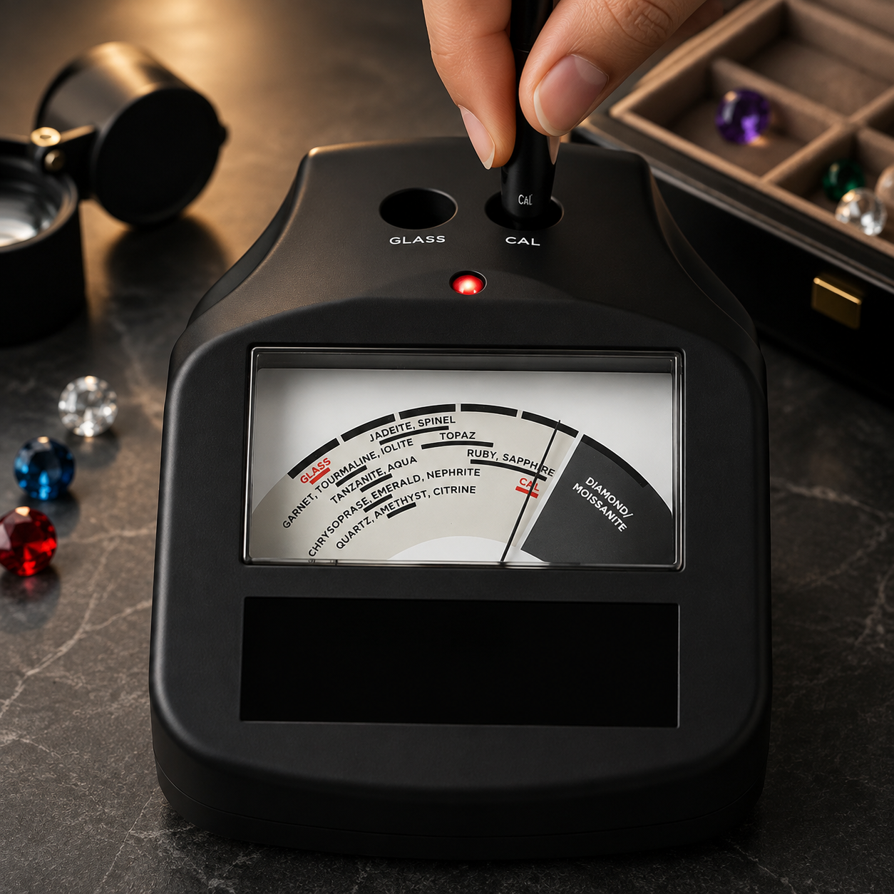 Professional Gem Tester – Portable Thermal Gemstone Identification Tool