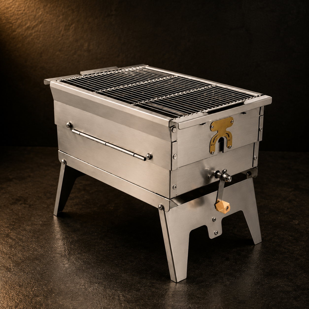 Fold Grill – Portable Stainless Steel BBQ Grill for Outdoor Cooking