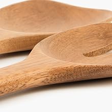 Acacia Salad servers 10inches