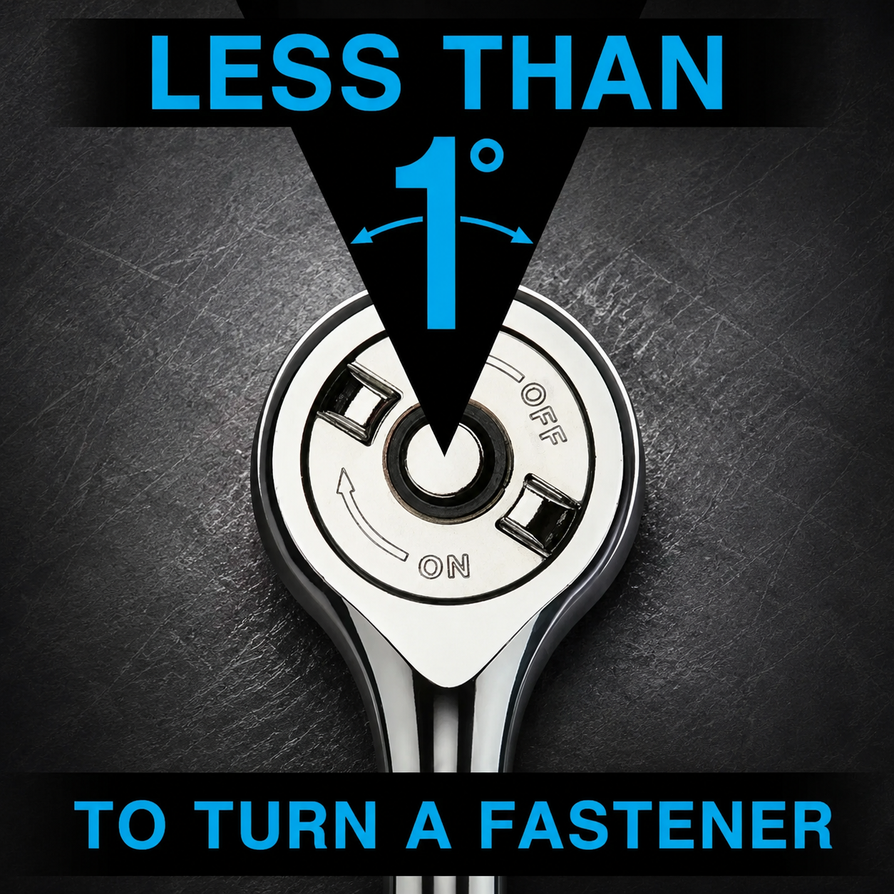 1/4 Gearless Ratchet – Ultra Fine Rotation Precision Tool For Tight Spaces