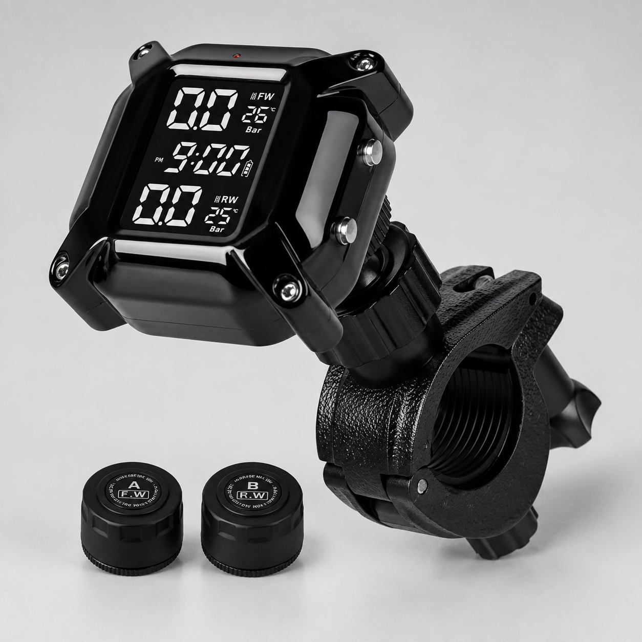Wireless Motorcycle Tire Pressure Monitoring System – Real-Time Riding Safety Assistant