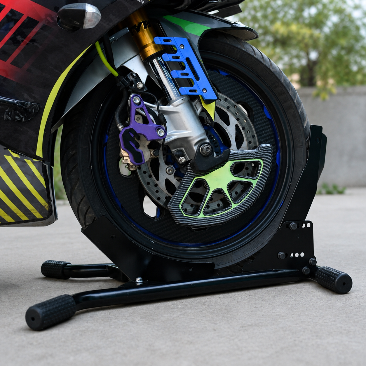 Motorcycle Front Wheel Parking Stand