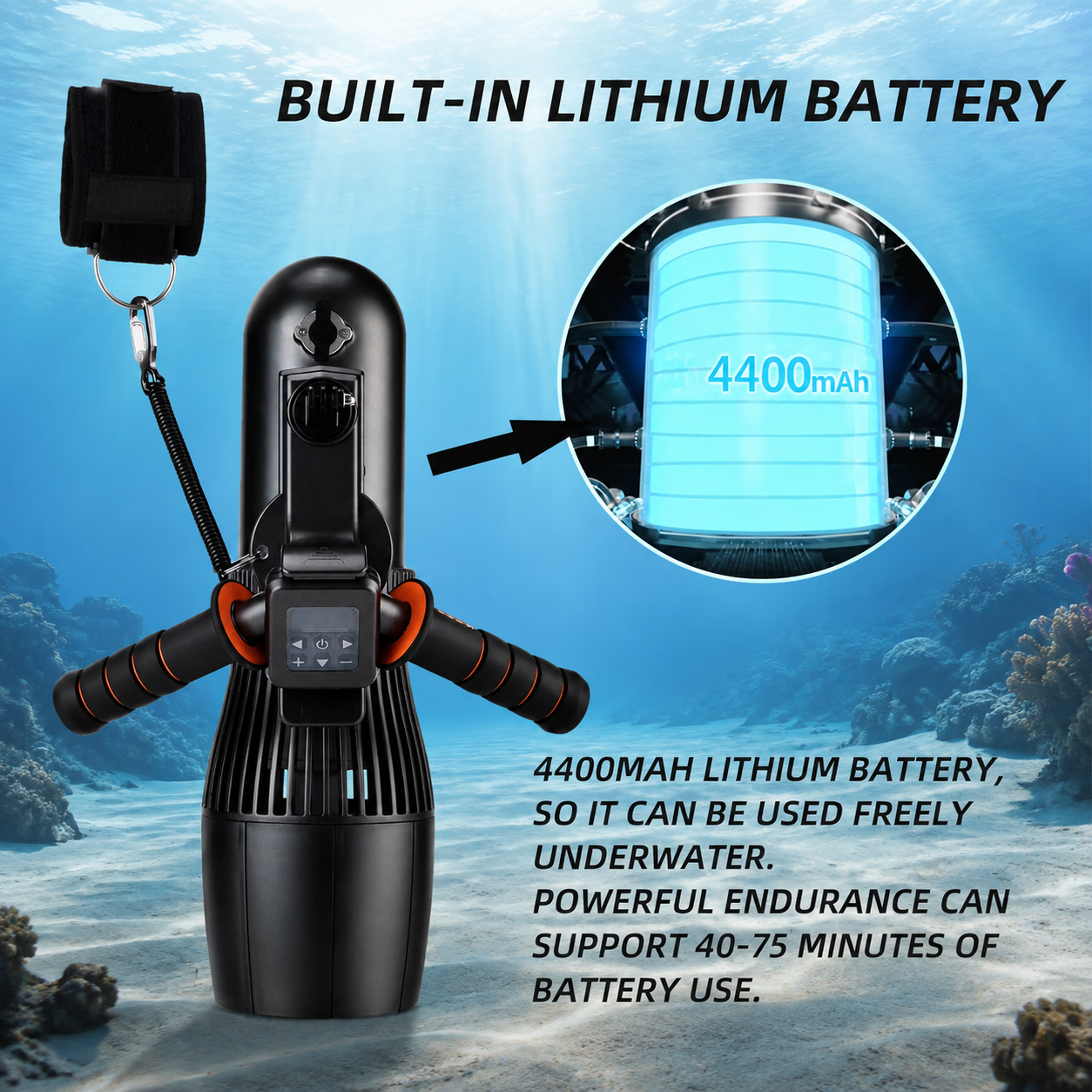Underwater Scooter – 500W Electric Sea Scooter For Diving & Water Adventures
