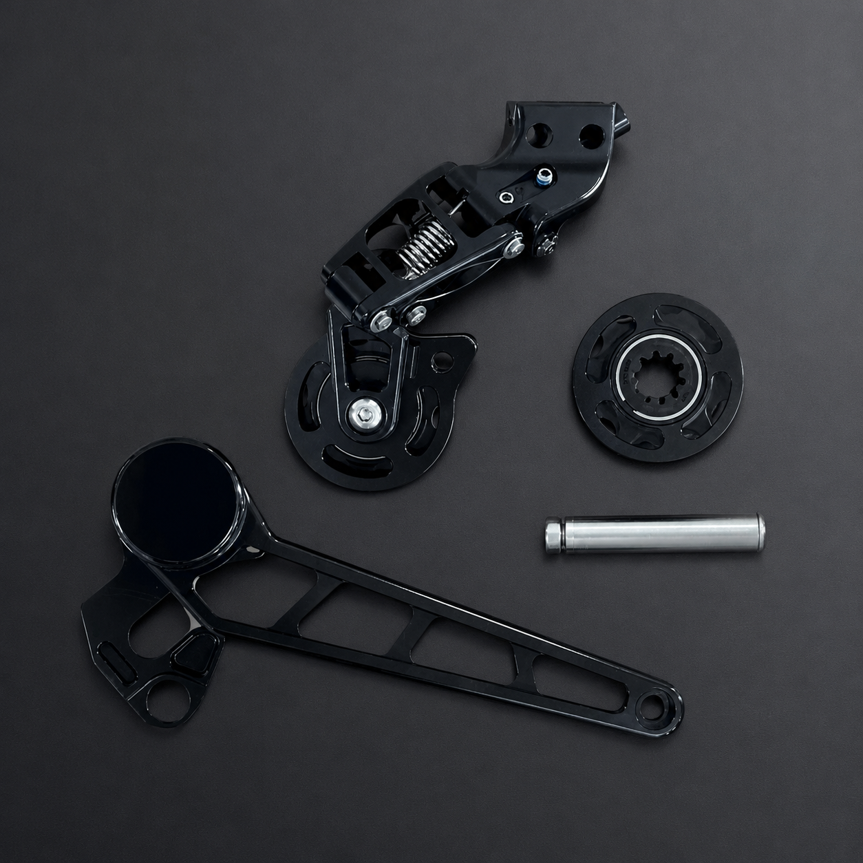 7-Speed Tensioner & Derailleur Set – CNC Lightweight Upgrade Kit For Folding Bikes