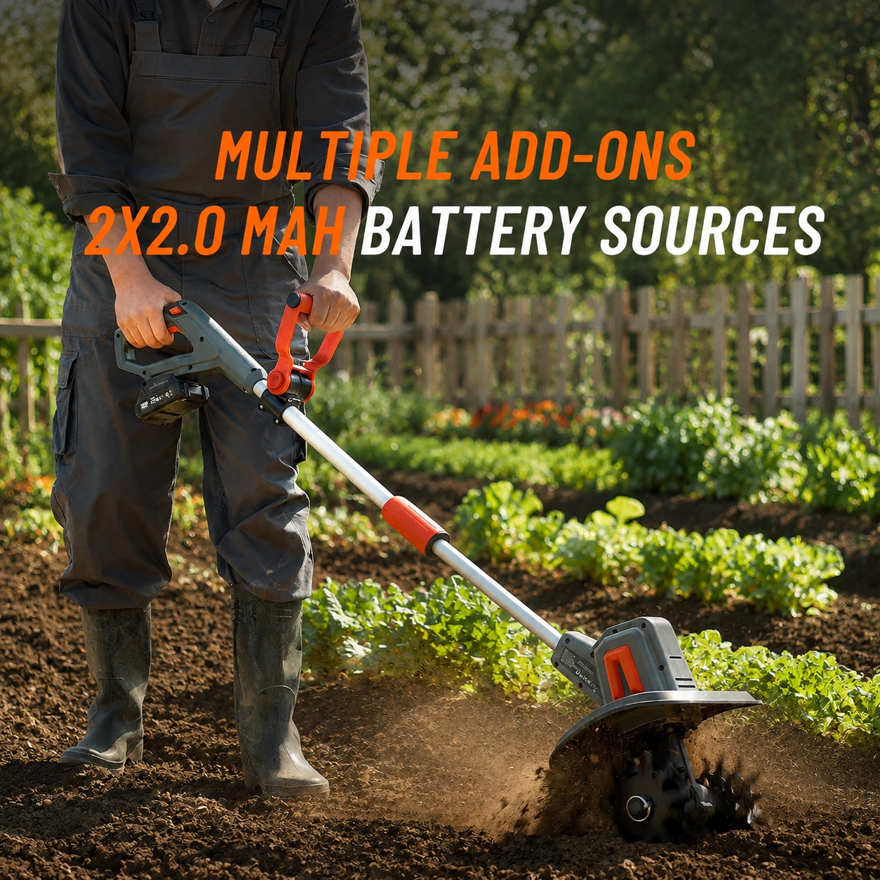 Cordless Electric Garden Tiller