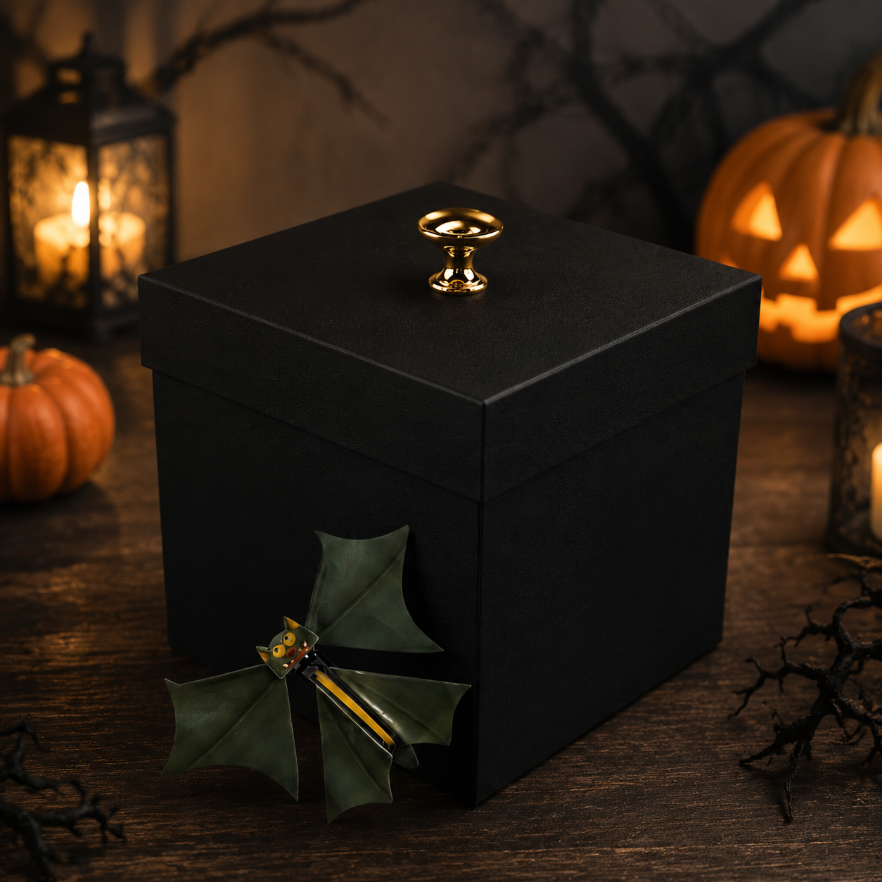 Halloween Flying Bat Surprise Box