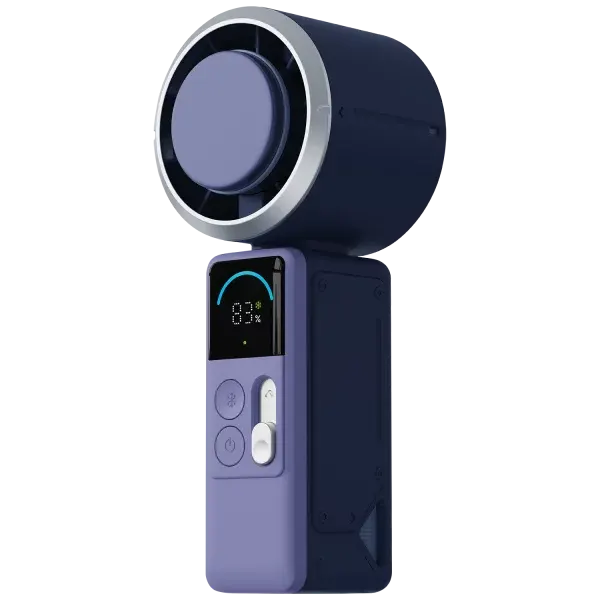 Portable Cooling Fan with LED Display