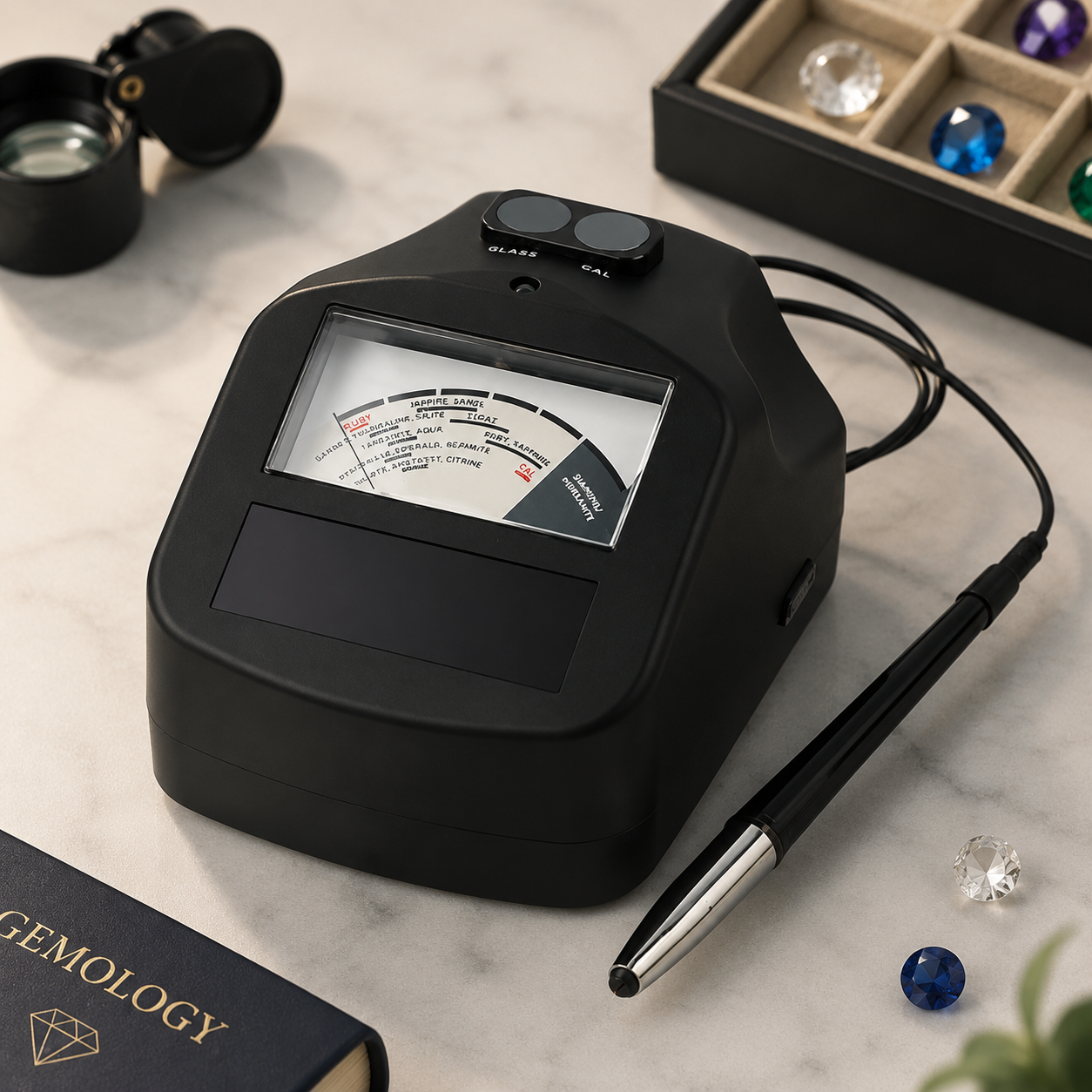 Professional Gem Tester – Portable Thermal Gemstone Identification Tool