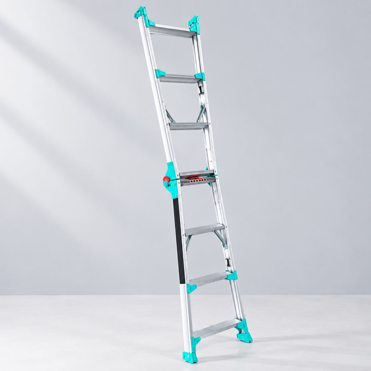 Adjustable Uneven-Ground Folding Ladder