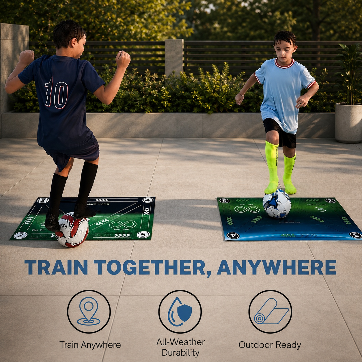 Soccer Training Mat – Interactive Football Skill Training Kit