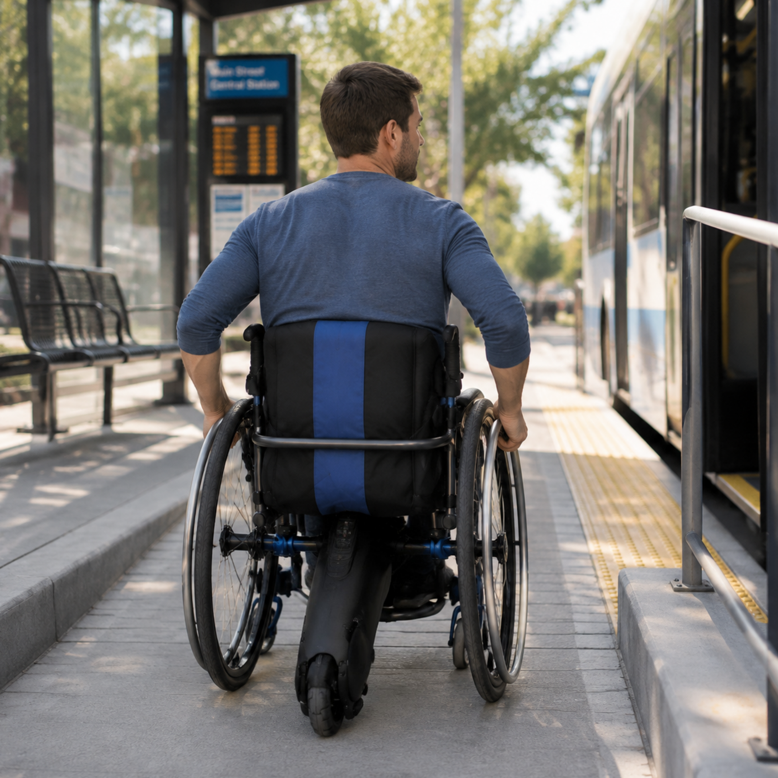 Portable Wheelchair Power Assist System – Lightweight Electric Mobility Support for Manual Wheelchairs