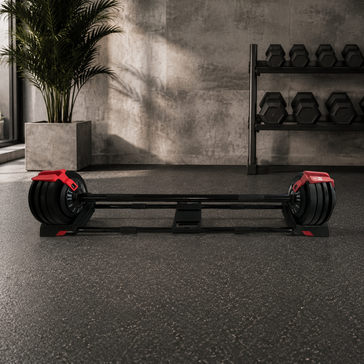 3-in-1 Adjustable Weight Set – Dumbbell, Barbell & Kettlebell In One Compact System