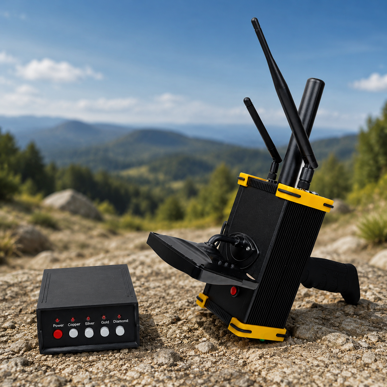 Long-Range 3D Metal Detector – Portable Underground Detection System
