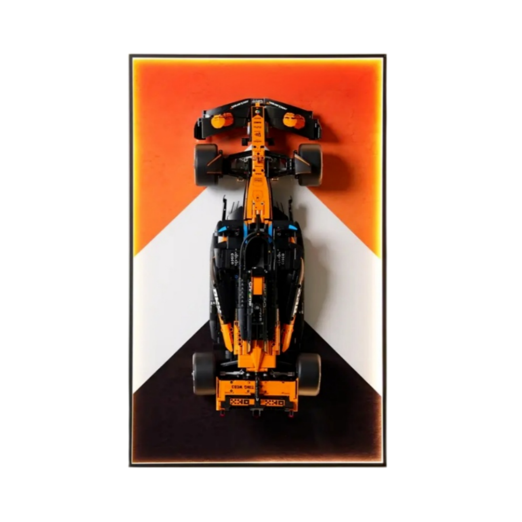 Wall-Mounted Racing Model Display Frame