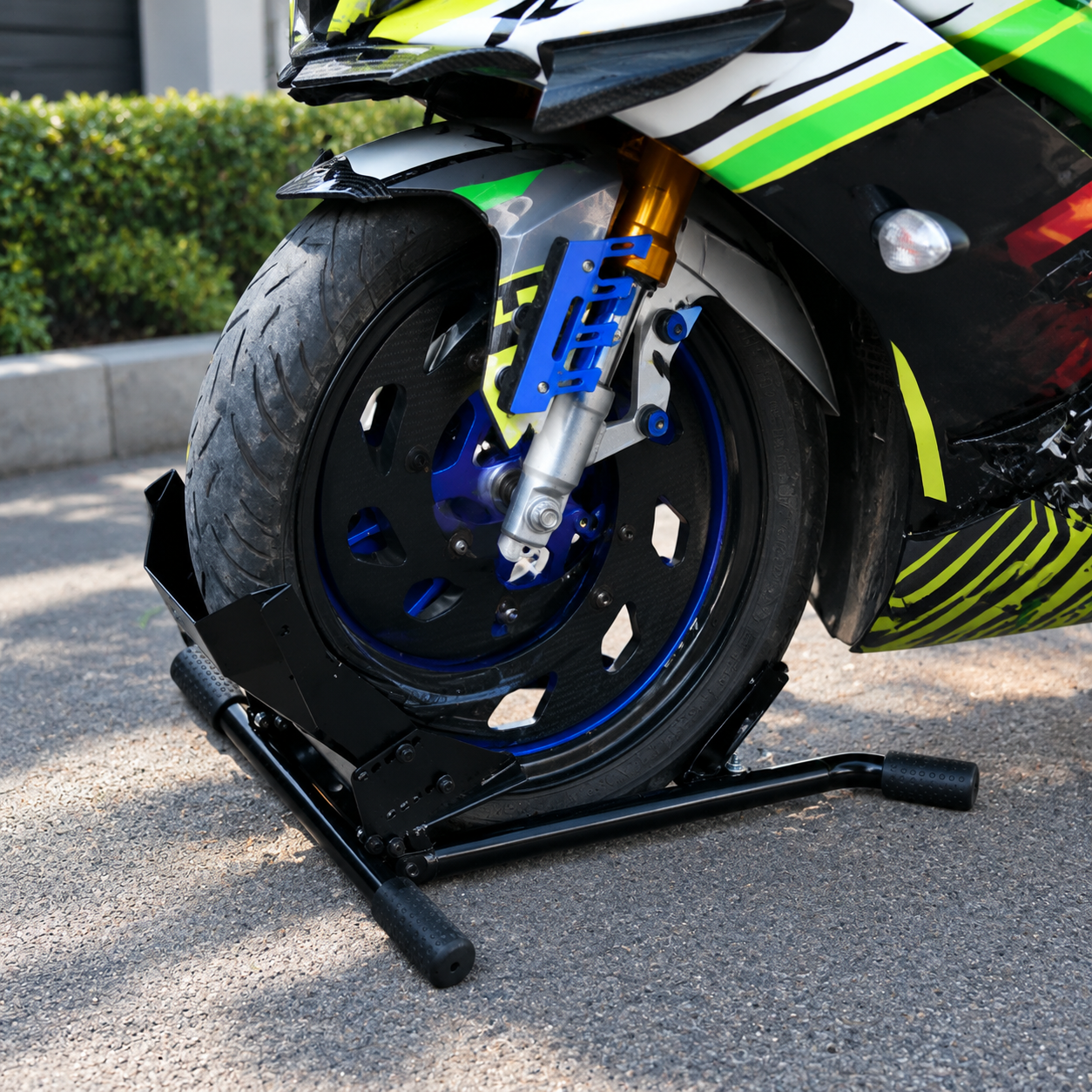 Motorcycle Front Wheel Parking Stand
