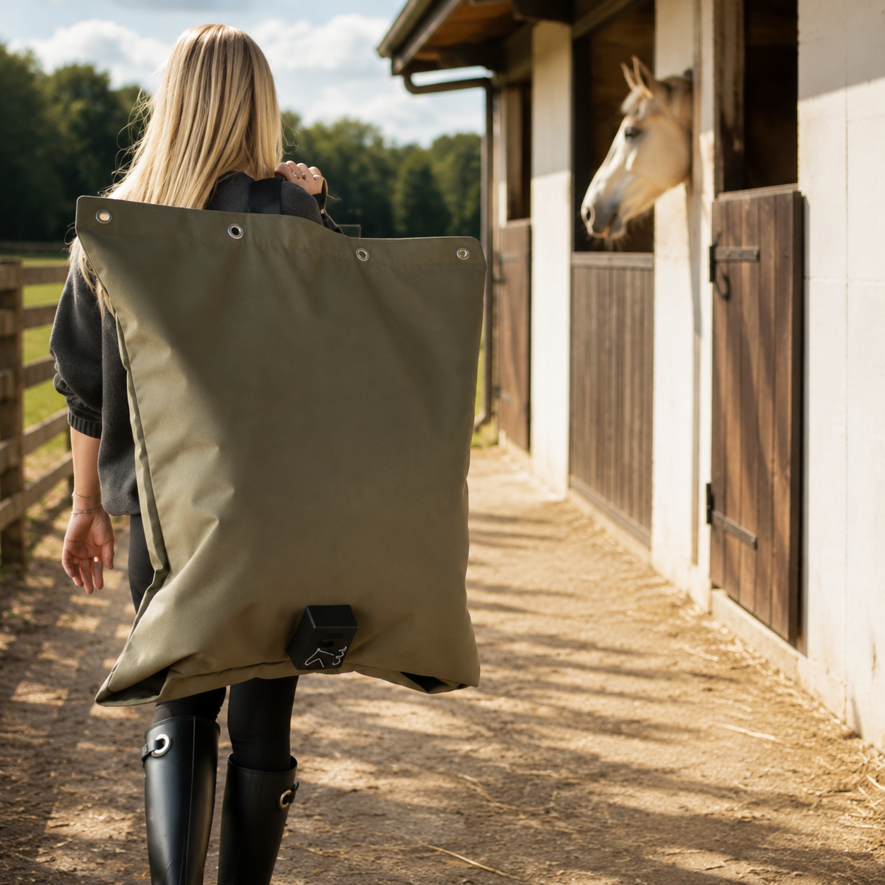 Automatic Hay Feeder – Smart Timed Feeding System for Horses