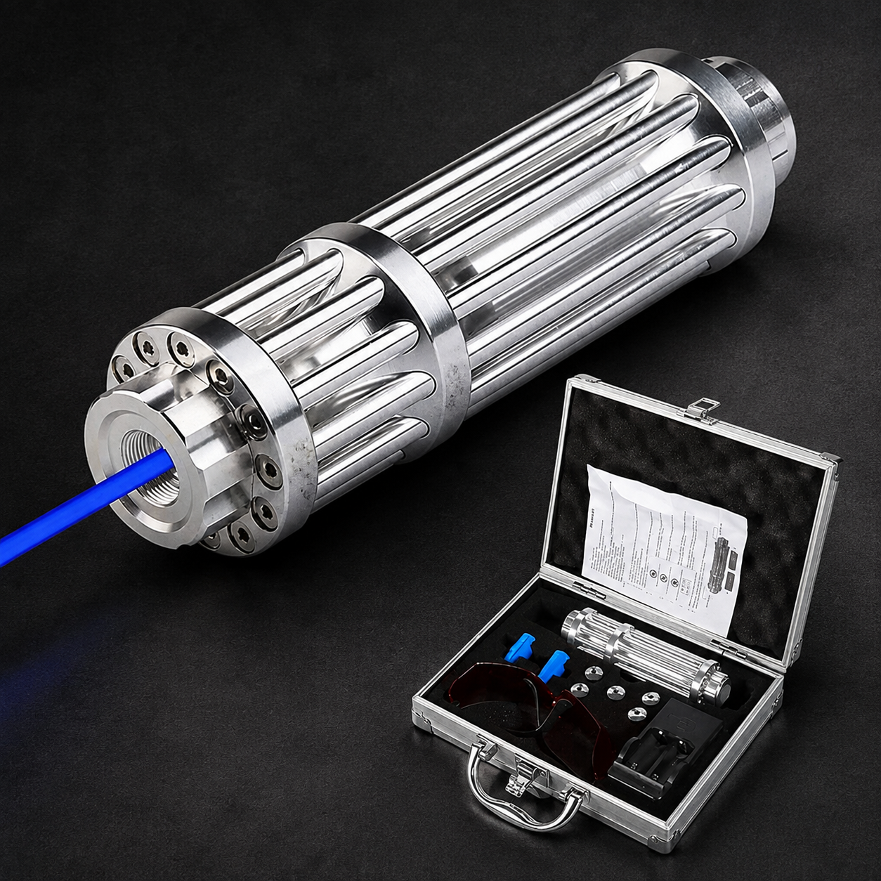 Laser Ignition Lighter with Adjustable Focus – Rechargeable Outdoor Fire Starter