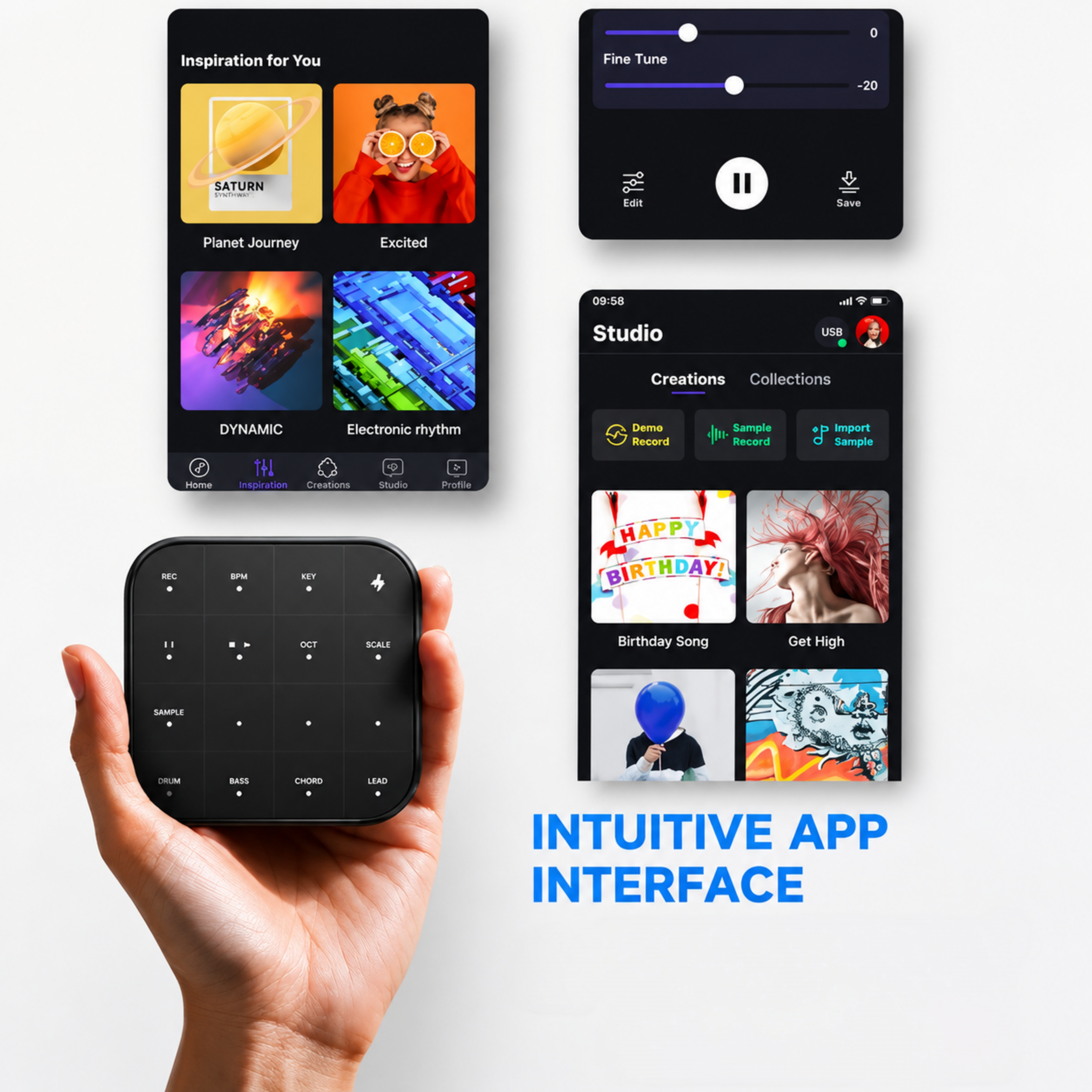 Portable Bluetooth MIDI Controller