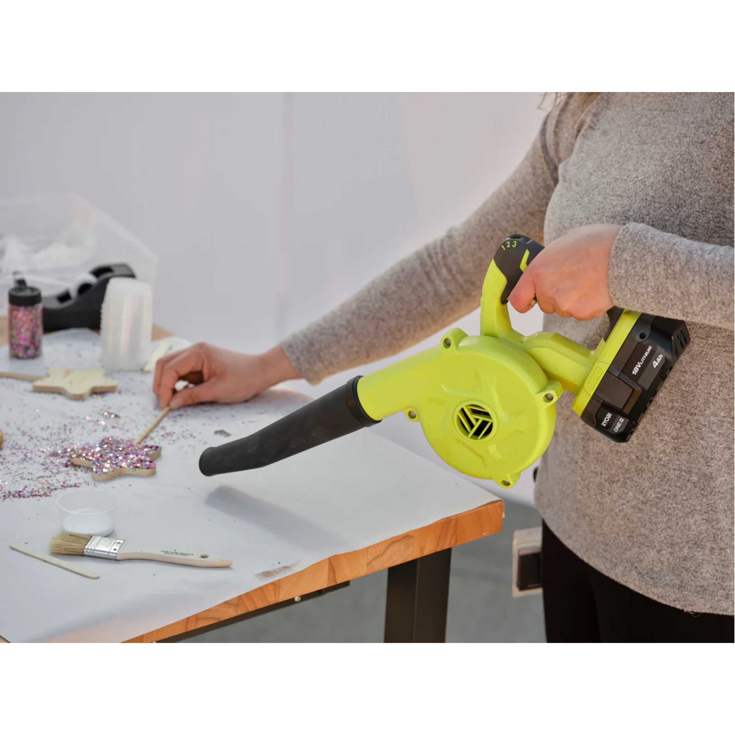 Cordless Workshop Air Blower Kit