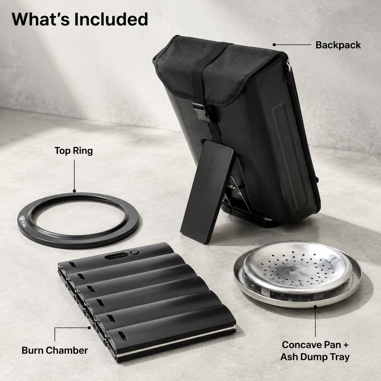Foldable Smokeless Fire Pit – Portable Outdoor Campfire Solution