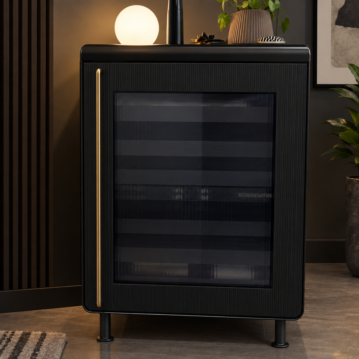 Smart Dual-Zone Beverage Fridge-Matte Black