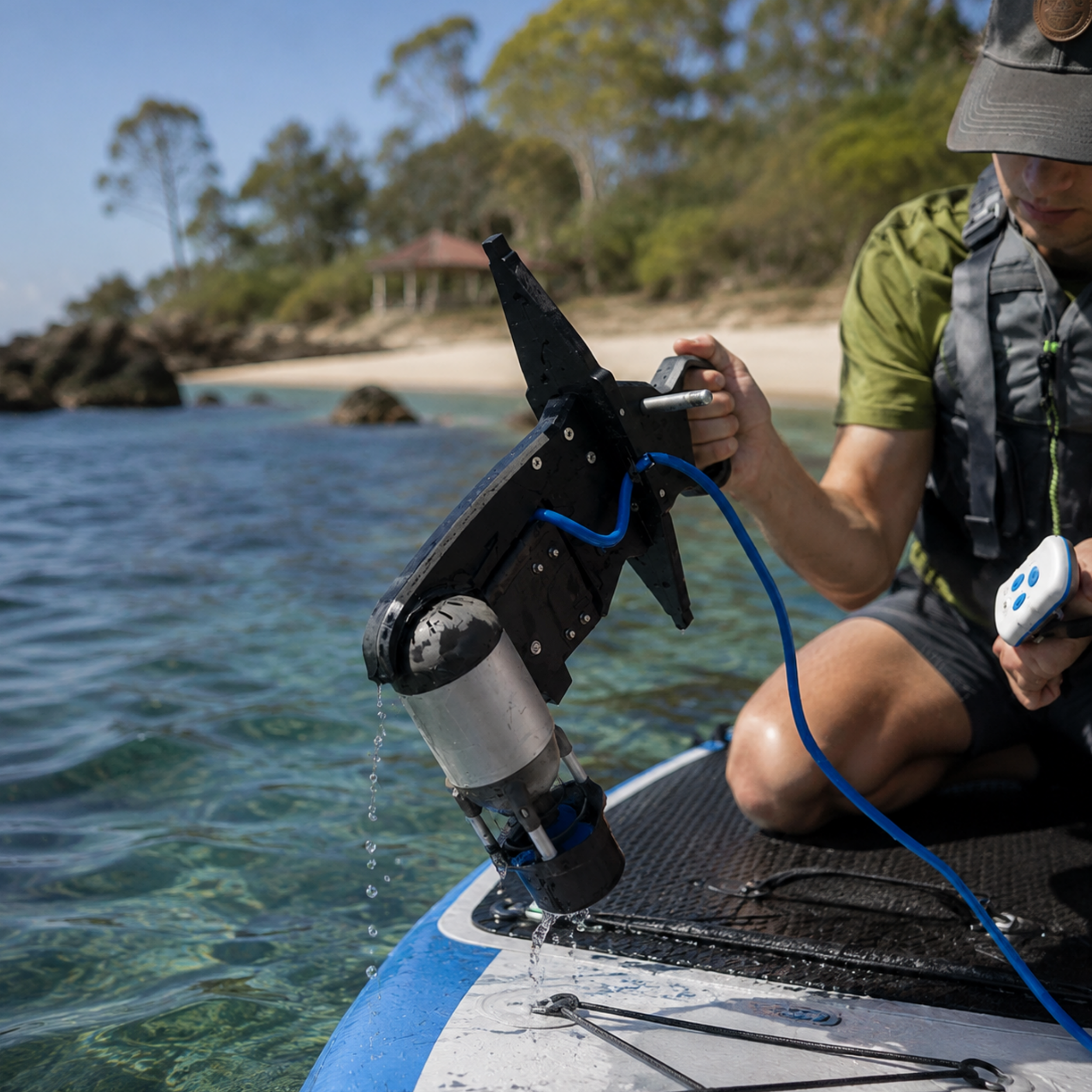 Portable Electric Watercraft Motor Kit – Lightweight Propulsion System for Kayaks, Paddle Boards & Small Boats