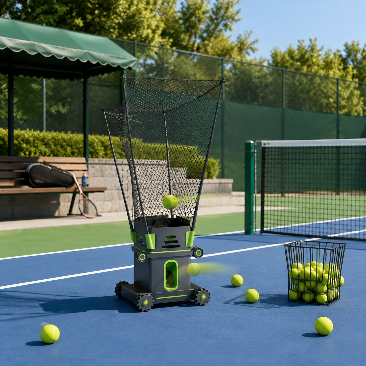 AI Tennis Training Robot – Smart Rally Partner with Intelligent Coaching