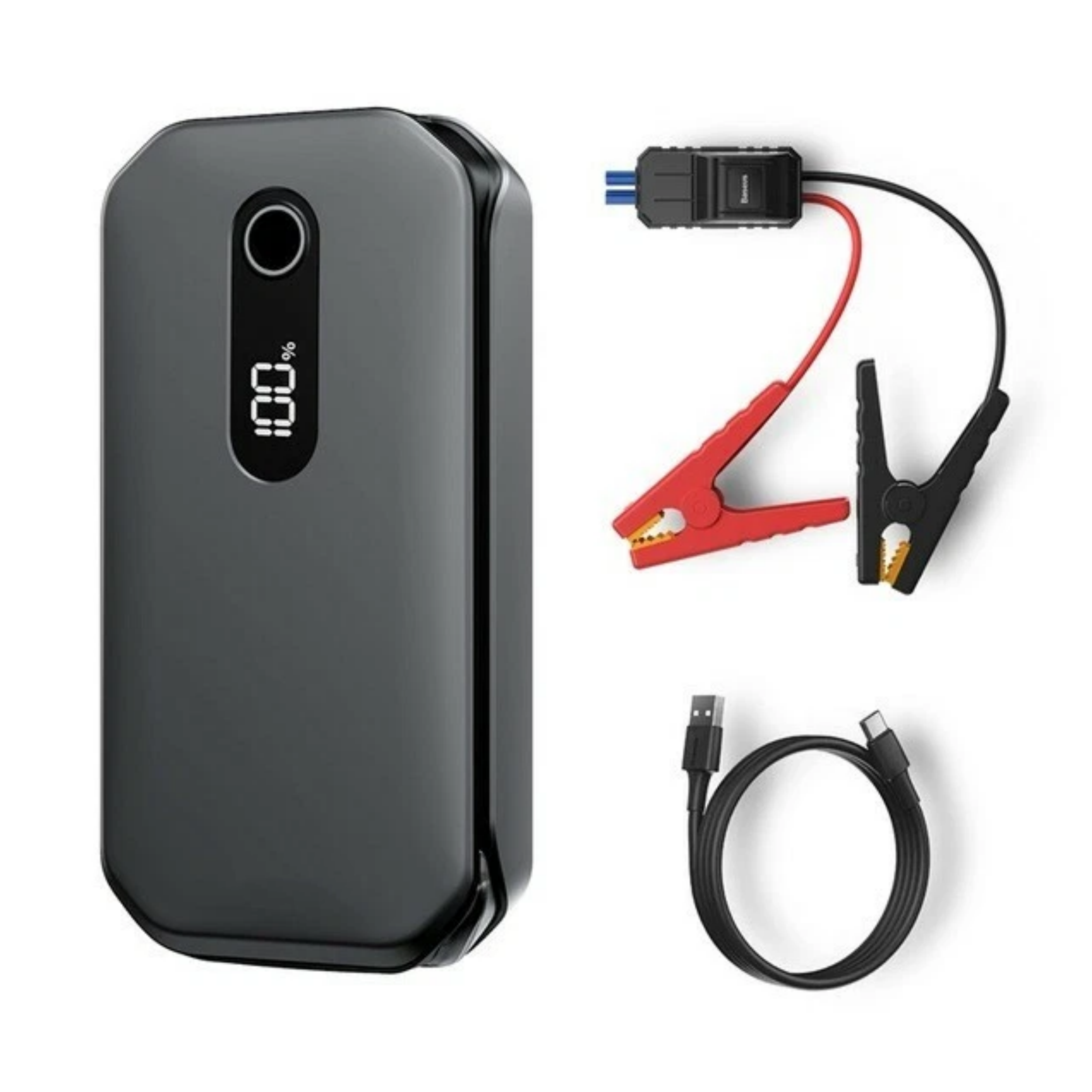 Car Jump Starter Power Bank – 1000A, 12000mAh