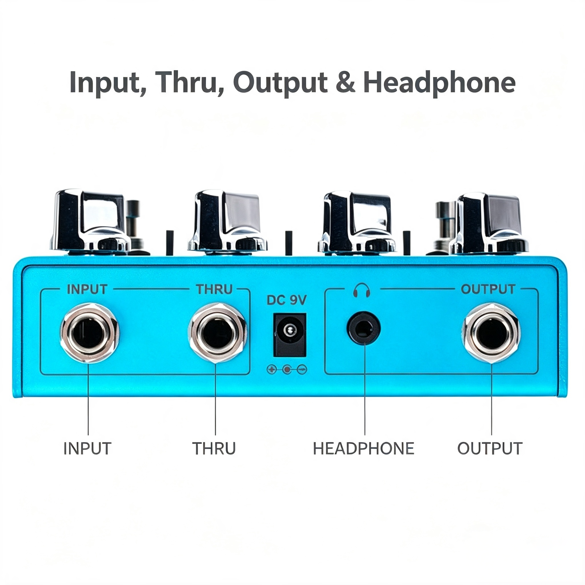 YOUR RIG'S NEW COMMAND CENTER 6‑Band EQ, Blend Control, Cab Sim & XLR Out – Direct to FOH.