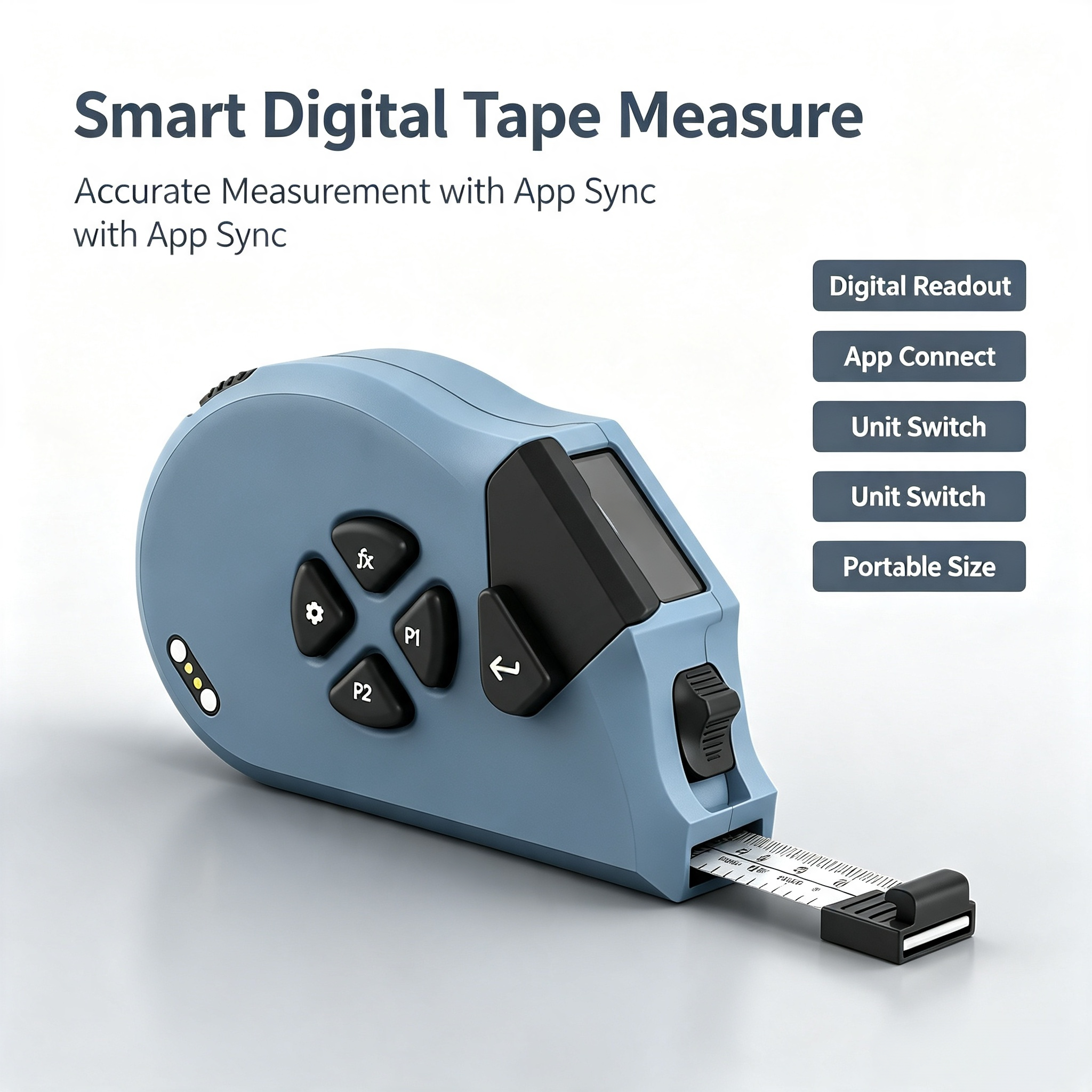 THE SMART TAPE MEASURE THAT THINKS 1mm Precision. Wireless Charging. 5× Faster Workflows.