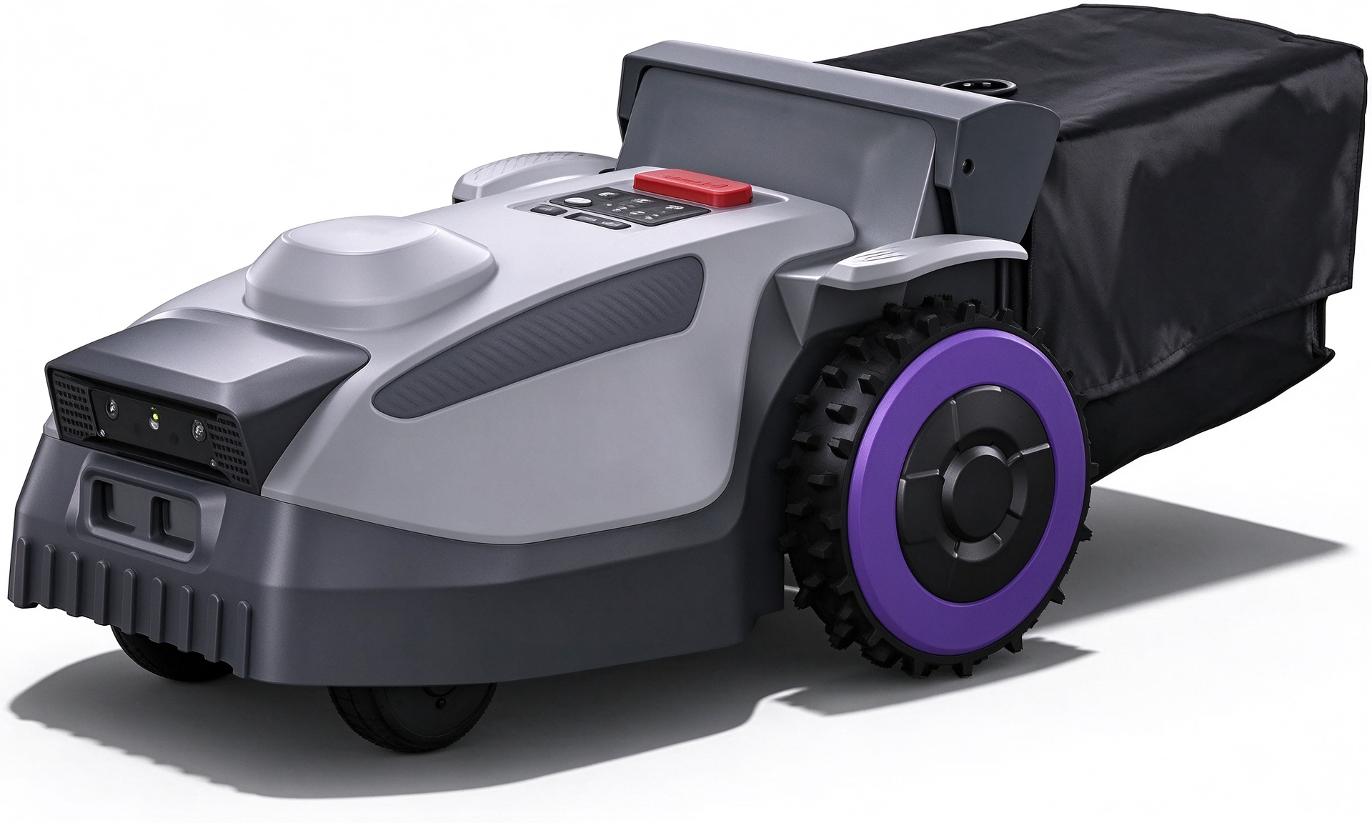 4-in-1 Robotic Lawn Mower – Auto Grass Collection & Leaf Sweeping