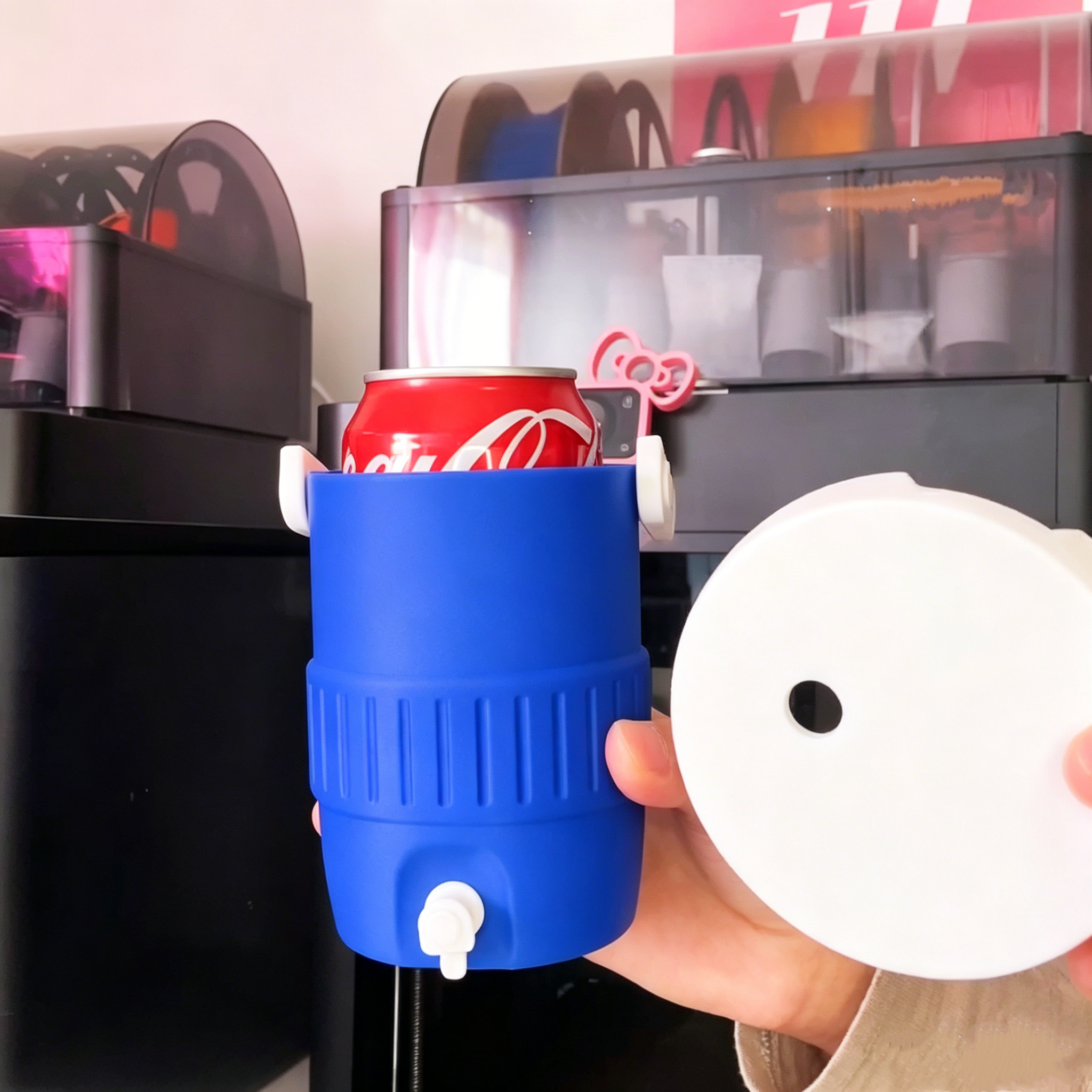 Mini Baseball Cooler Can Holder