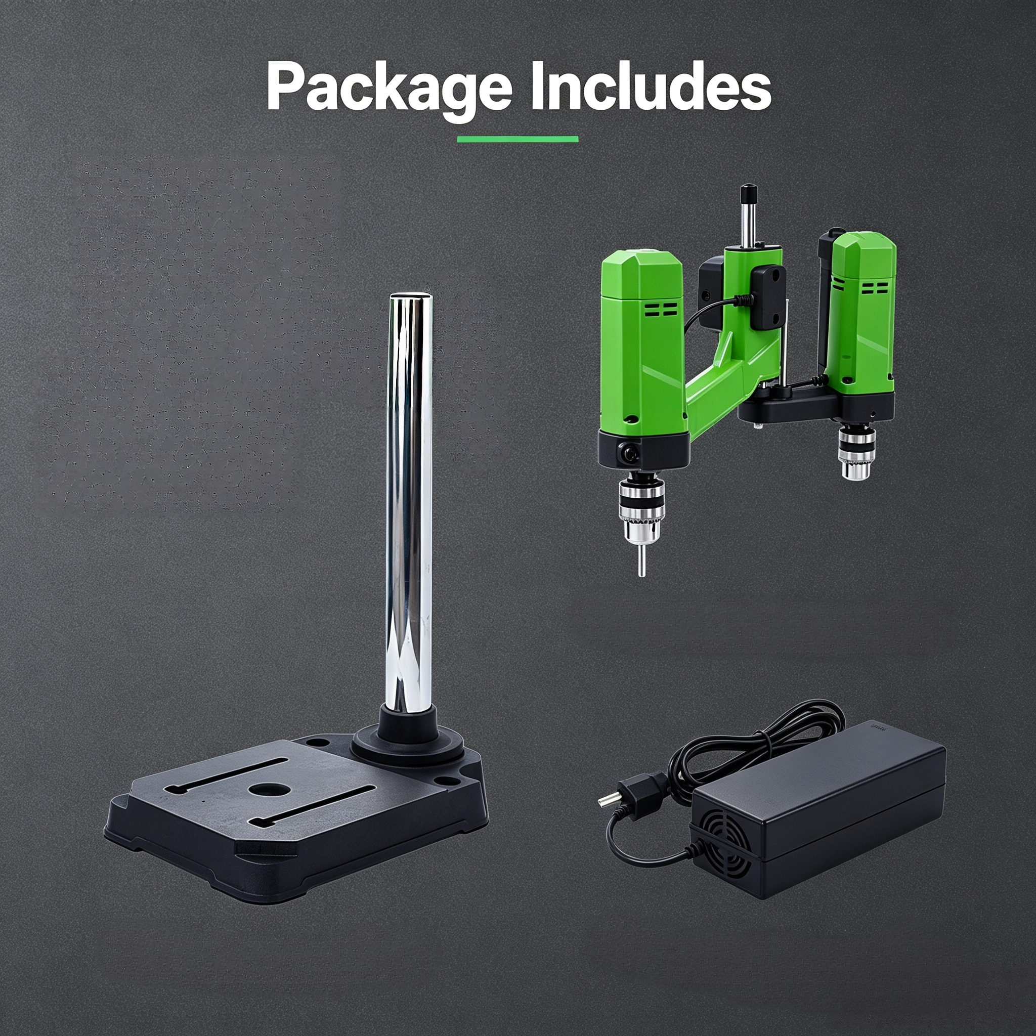Mini Bench Drill – Z-Arm Design, 90 RPM Low Speed, 1-10mm Chuck, Desktop Workshop Tool