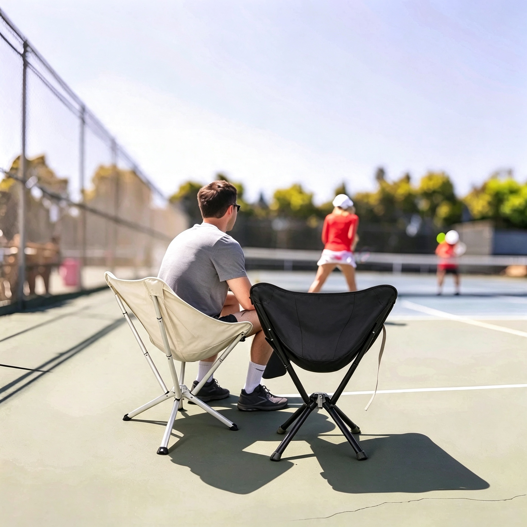 Portable Outdoor Lounge Chair – 180kg Heavy-Duty Support & Quick Fold Design