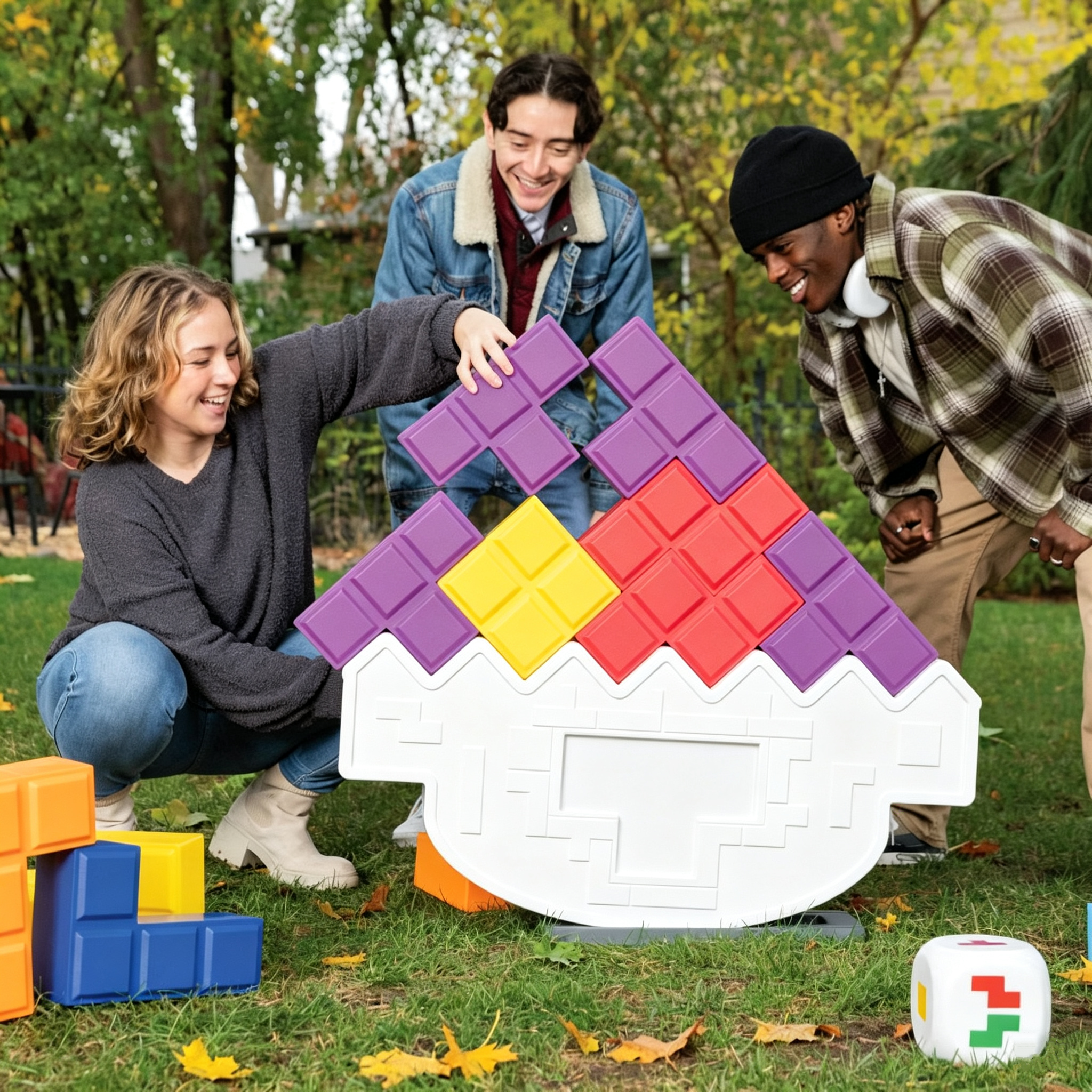 XL Tilting Tower Stacking Game