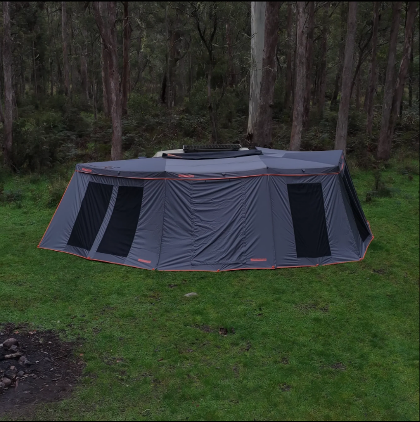 270° Awning Wall Kit – 5-Panel Full Enclosure with 3000mm Waterproof Poly-Cotton Canvas