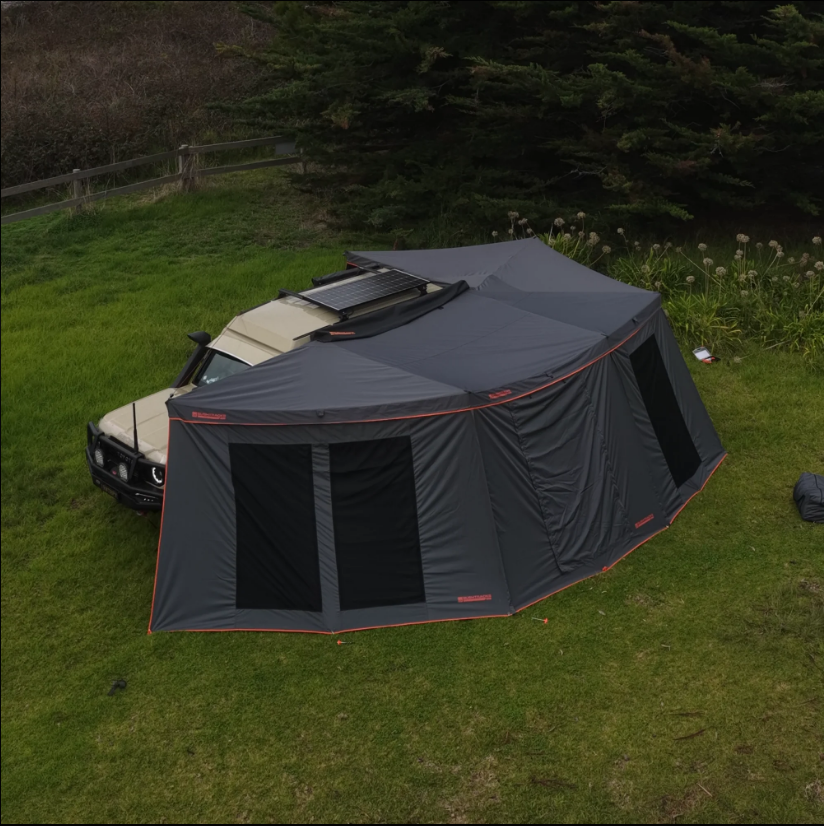 270° Awning Wall Kit – 5-Panel Full Enclosure with 3000mm Waterproof Poly-Cotton Canvas