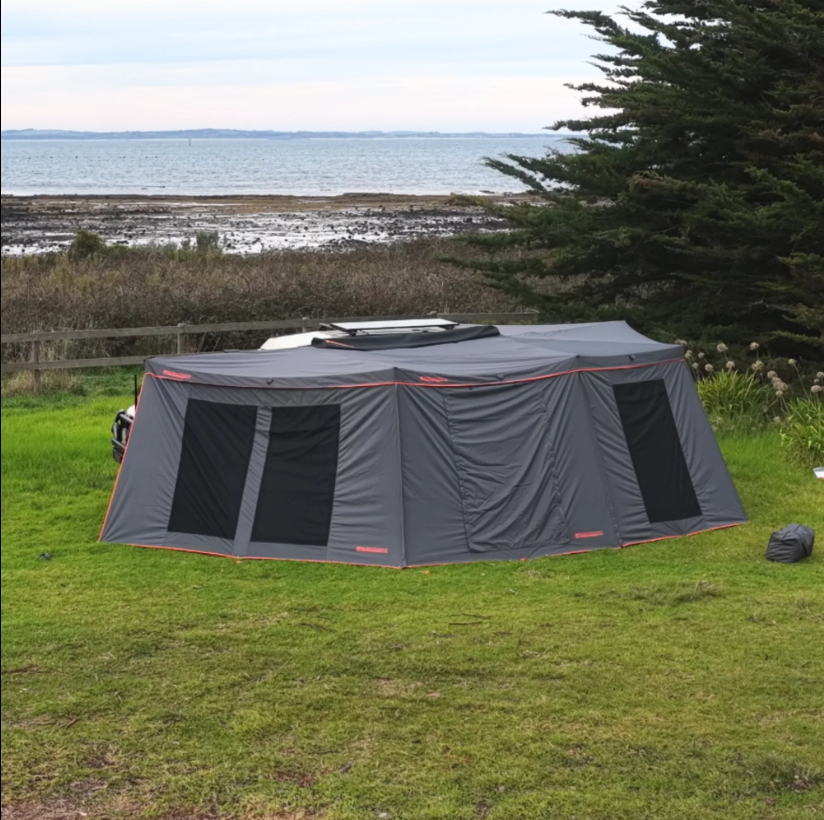 270° Awning Wall Kit – 5-Panel Full Enclosure with 3000mm Waterproof Poly-Cotton Canvas