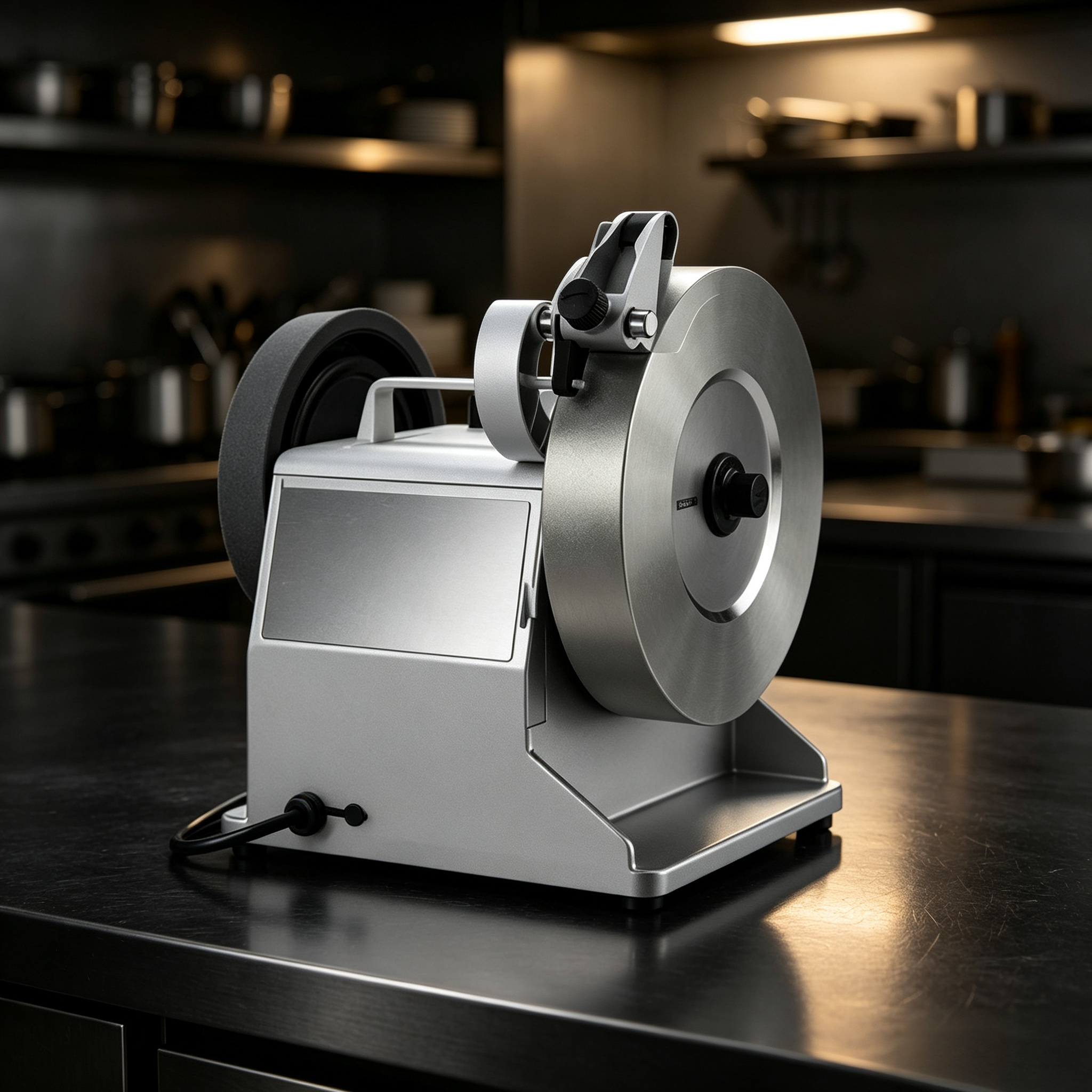 Professional Knife Sharpener – 60-Second Sharpening, 8°–22° Angle Control, Water-Cooled Diamond Wheel