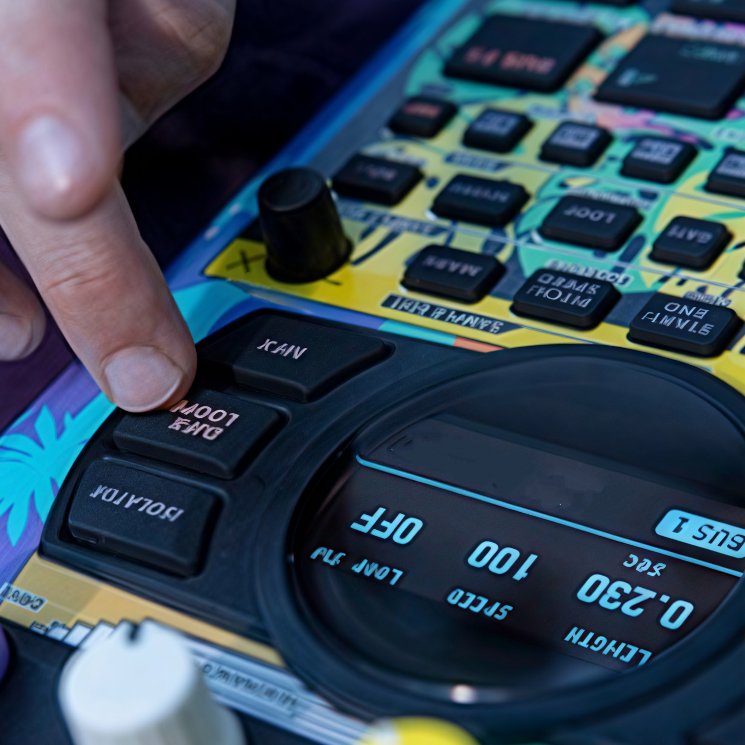Portable Creative Sampler & Effector – 37 Effects, Skip-Back Recording, OLED Waveform Editing, Battery-Powered