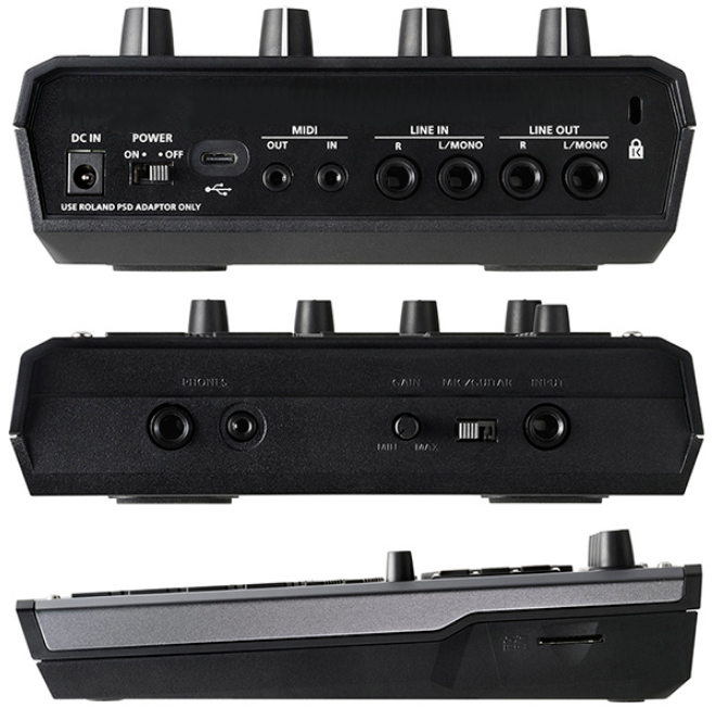 Portable Creative Sampler & Effector – 37 Effects, Skip-Back Recording, OLED Waveform Editing, Battery-Powered