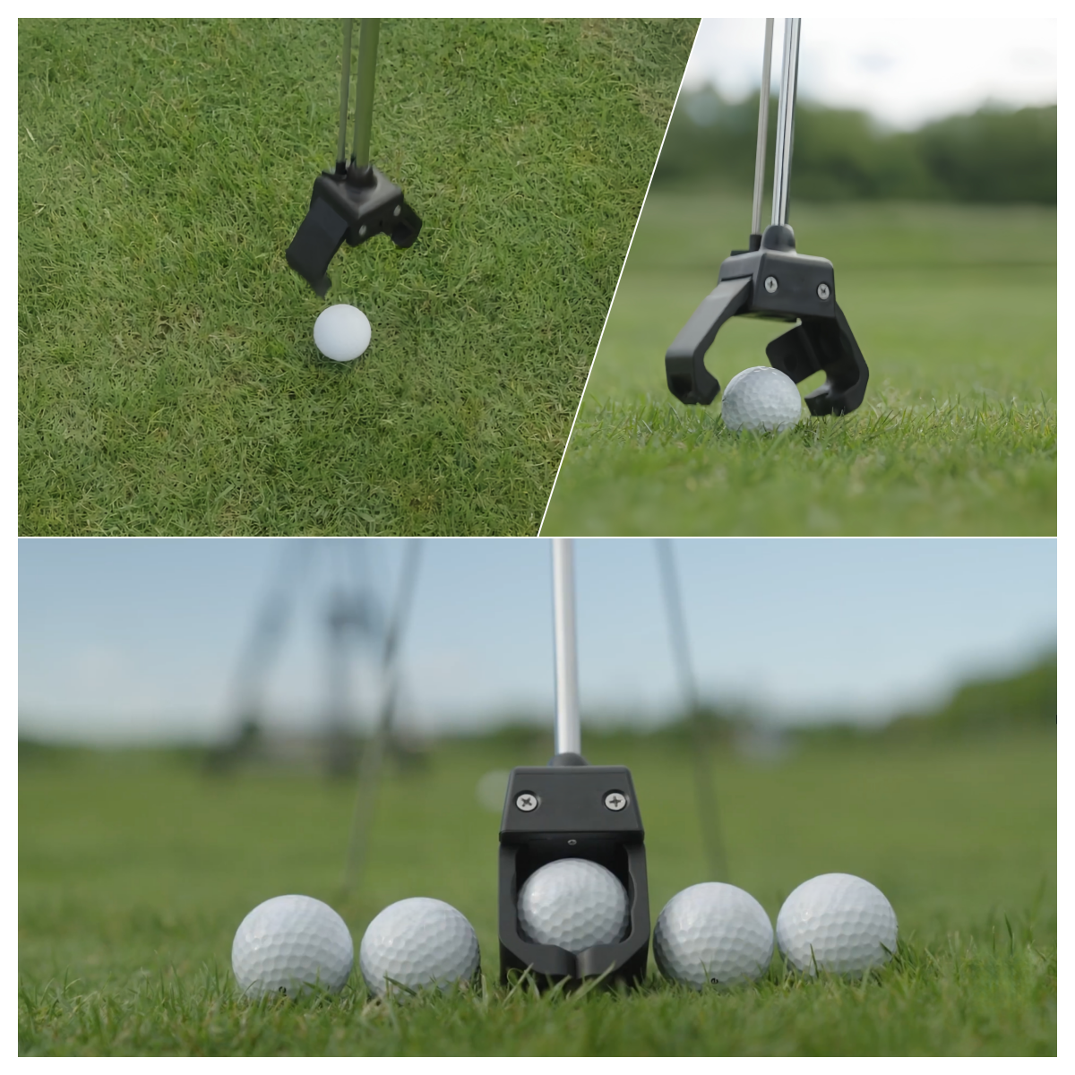 Golf Teeing Device – Stand, Pick Up, and Tee Up Without Bending
