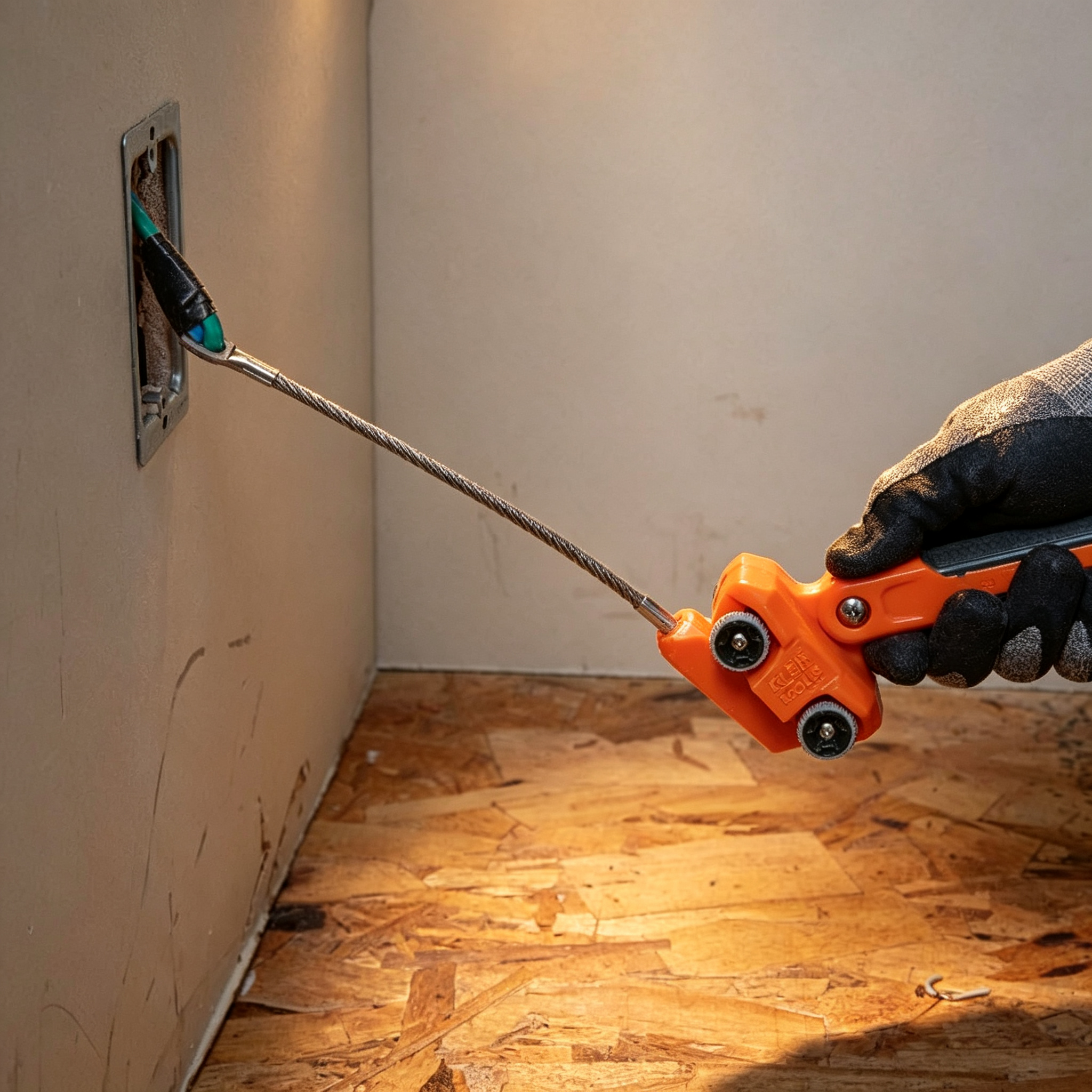 Magnetic cable pulling tool details